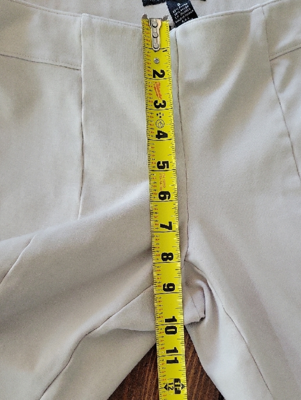 INC International Concepts Cream Boot Cut Leg Womens Sz 8 Pull-On Stretch Pants - Picture 8 of 10
